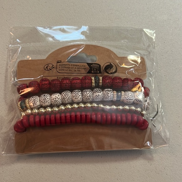 Christmas sale! New Boho stackable stretch bead bracelets. (4) - Picture 3 of 4